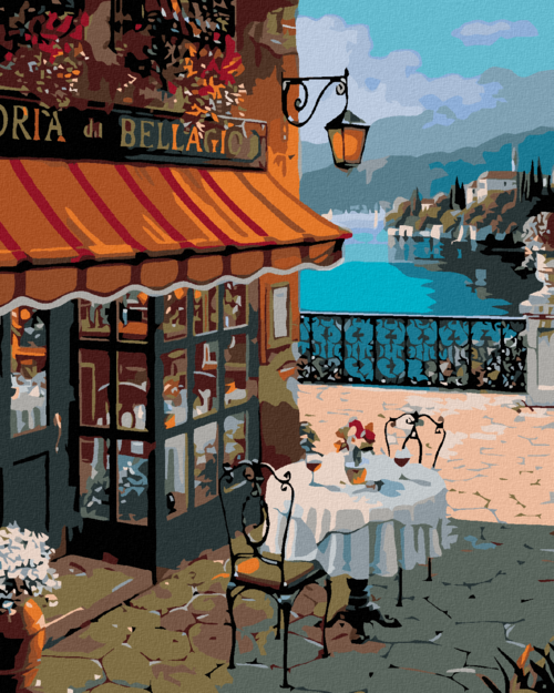 Paint by Numbers - BEAUTIFUL WOMAN AND A TIGER CUB