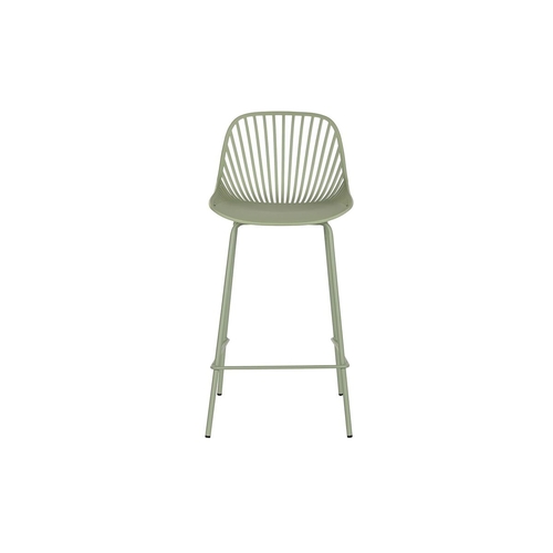 Stool DKD Home Decor 46 x 46 x 93 cm Metal Green polypropylene