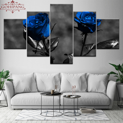 Canvas Art Prints Wall 5 Pieces Blossom