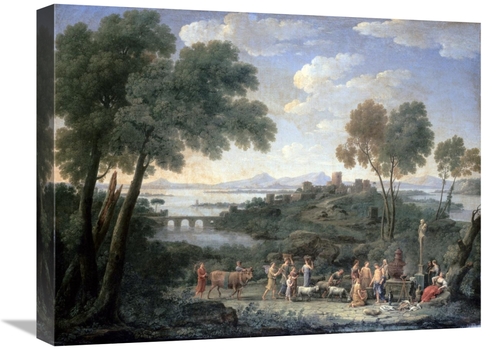 Global Gallery GCS-278236-22-142 22 in. Italian Landscape with Sacrifi