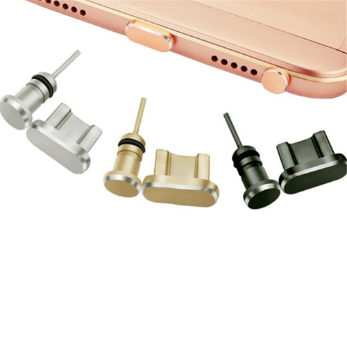 1Set 2 IN 1 Micro USB Charging Port And Earphone