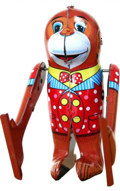 Alexander Taron MS655 Collectible Tin Toy - Tumbling Monkey