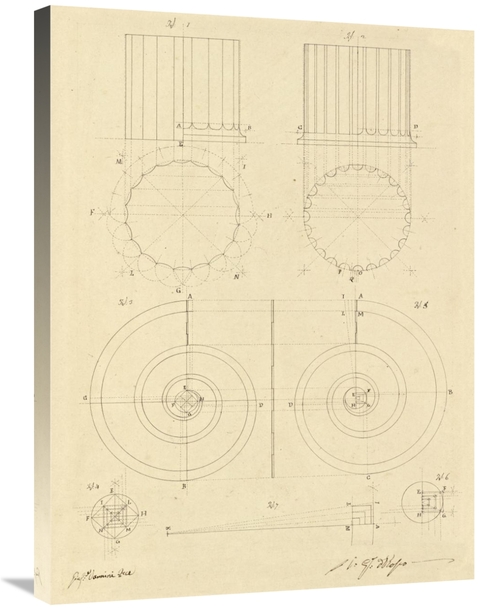 Global Gallery GCS-453970-2432-142 24 x 32 in. Plate 6 for Elements of