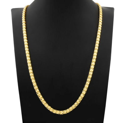 Gold chain motif Handcrafted Design