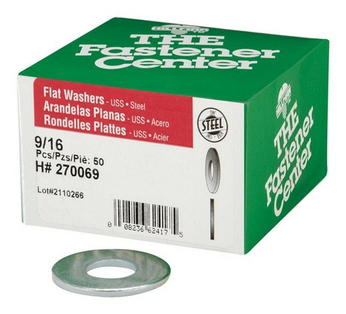 Hillman 270069 0.56 in. Uss Flat Washer  50 per Box