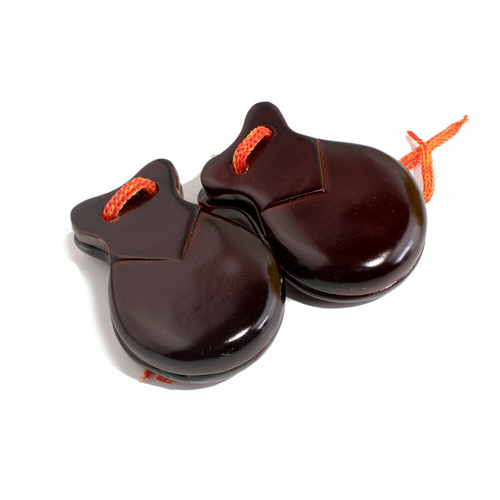 Castanets CASTAÑUELAS-XS Brown 6 x 4,5 cm