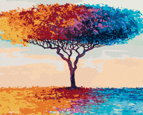 Paint by Numbers - THE COLOURFUL TREE