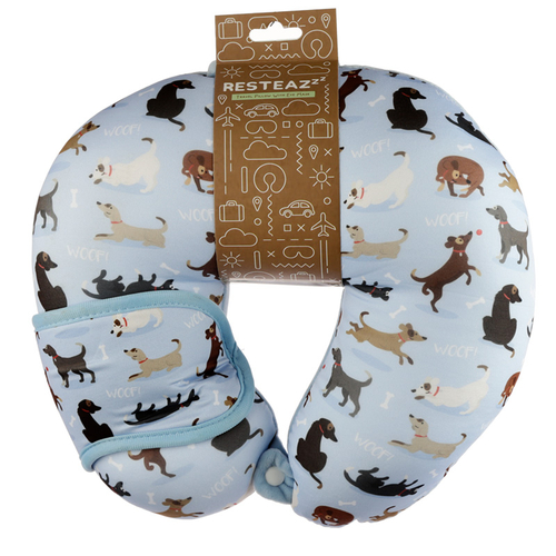 Catch Patch Dog Relaxeazzz Travel Pillow & Eye Mask Set