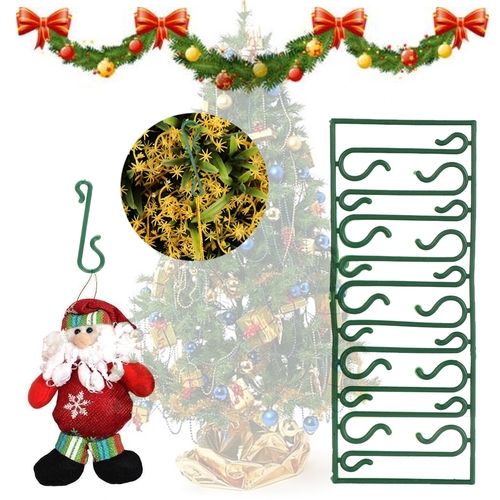 50/100pcs Xmas Decoration Hooks Christmas Tree