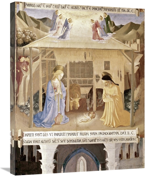 Global Gallery GCS-276554-30-142 30 in. Nativity Art Print - Fra Angel
