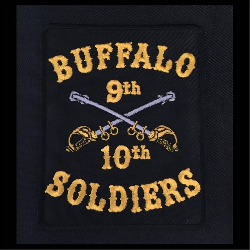 3 Inch Cloth Patch Buffalosoldiers 9th And 10th Cavalry Logo