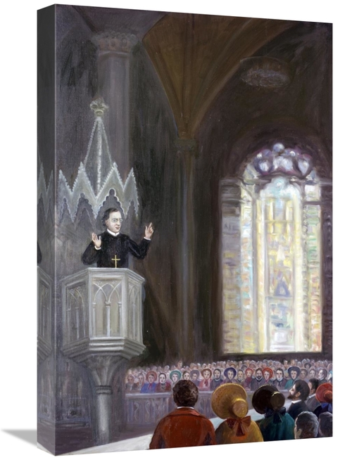 Global Gallery GCS-276729-22-142 22 in. Rev. Hecker & The Intellectual