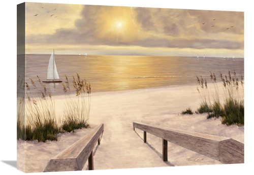 Global Gallery GCS-136049-1824-142 18 x 24 in. Beach Glow Art Print - 