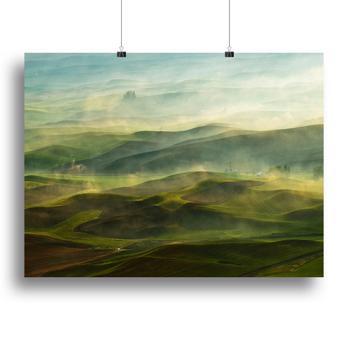 Golden Morning-Palouse Canvas Print or Poster