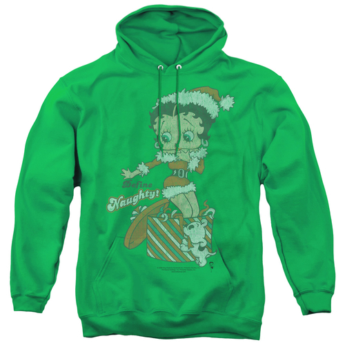 Trevco BB623-AFTH-1 Betty Boop & Define Naughty Adult Pull-Over Hoodie