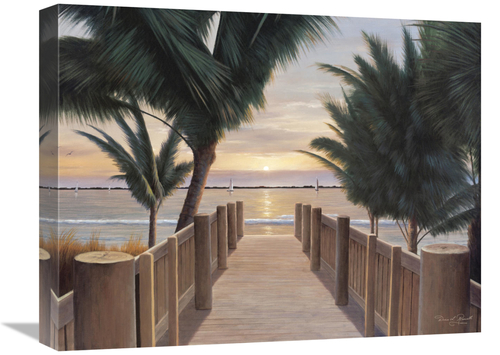 Global Gallery GCS-125769-1620-142 16 x 20 in. Palm Promenade Art Prin