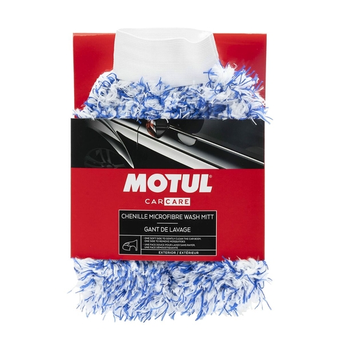 Microfibre cleaning cloth Motul MTL111022 Blue / White Cotton Washable