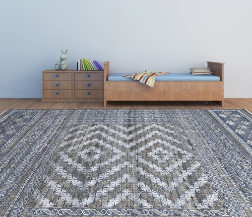 Amer Rug WNS50810 Winslow China Blue Hand-Knotted Area Rug - 8 x 10 ft