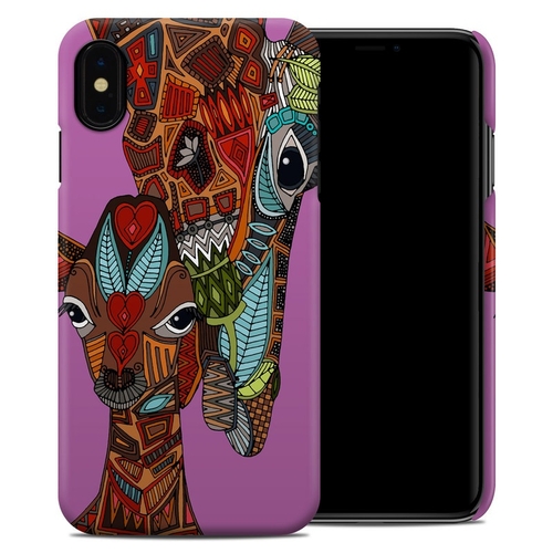 DecalGirl AIPXSMCC-GIRAFFELOVE Apple iPhone XS Max Clip Case - Giraffe