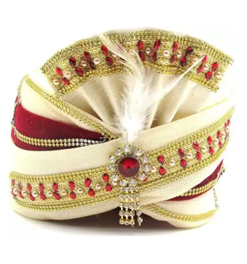 Men Self Design Pagri