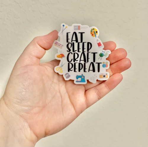 Eat Sleep Craft Sticker/Magnet