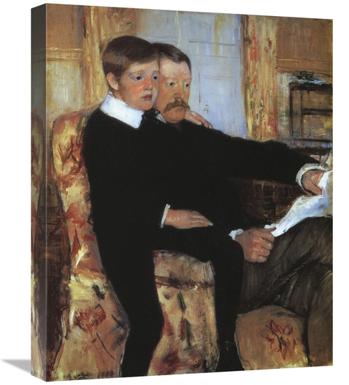 Global Gallery GCS-372627-22-142 22 in. Alexander & His Son Robert 188