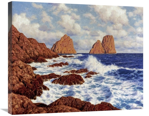 Global Gallery GCS-267860-30-142 30 in. The Rocks at Capri Art Print -