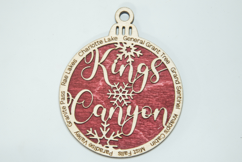 Main Kings Canyon National Park Christmas Ornament image