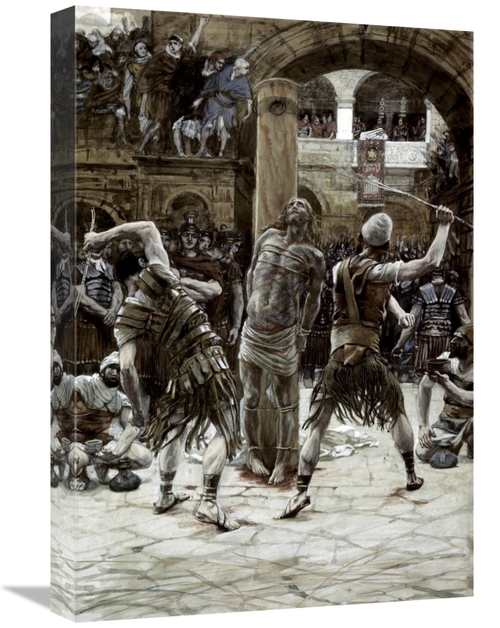 Global Gallery GCS-280506-22-142 22 in. Scourging of the Face Art Prin