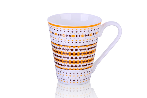 Zulu Retro Mug 310ml, classy porcelain