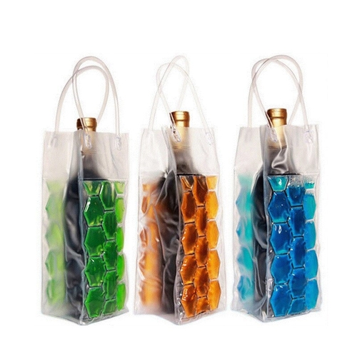 IVYSHION PVC Wine Bottle Freezer Bag Beer