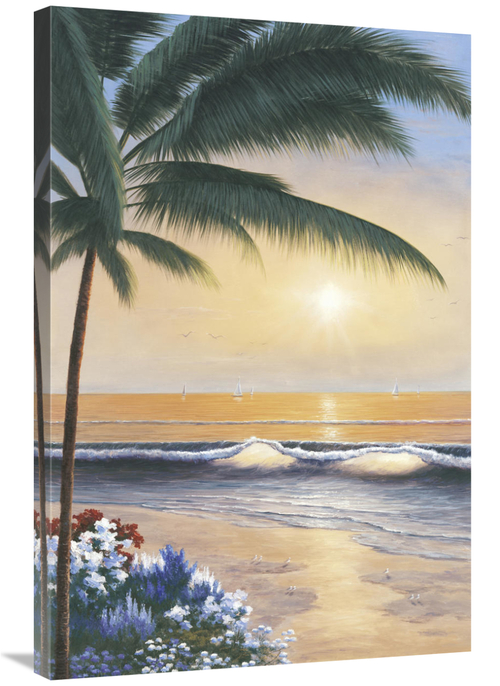 Global Gallery GCS-128573-2436-142 24 x 36 in. Palm Beach Sunrise Art 