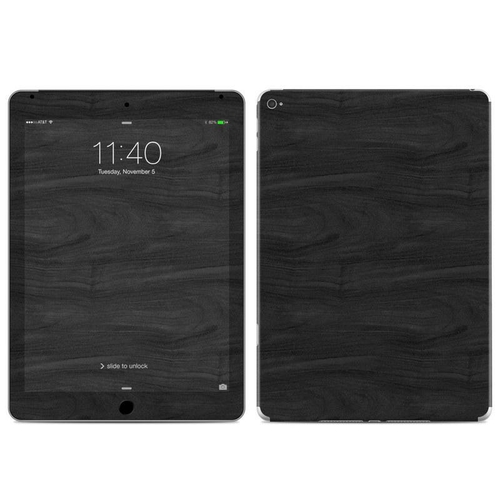 DecalGirl IPDA2-BLACKWOOD Apple iPad Air 2 Skin - Black Woodgrain