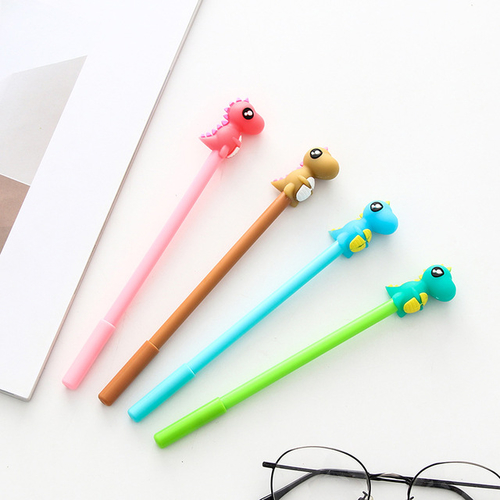 2 Pcs Cute 0.5mm Gel pen Black Ink Pens Writing