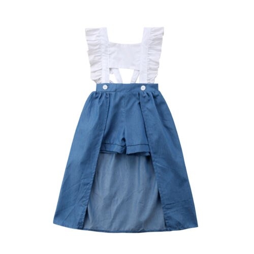 New Fashion US Toddler Baby Kids Girls Ruffle