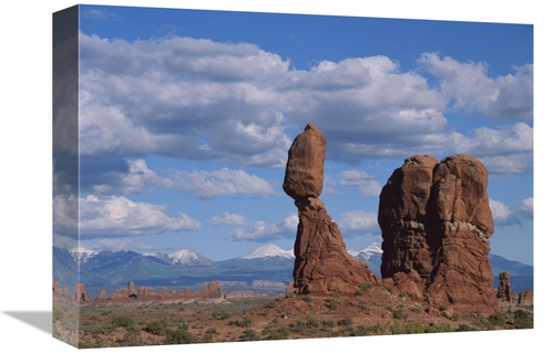 Global Gallery GCS-396541-1216-142 12 x 16 in. Balanced Rock Under Clo