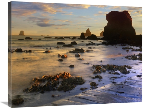 Global Gallery GCS-396033-2432-142 24 x 32 in. Seastacks, Lone Ran