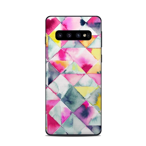 DecalGirl SGS10-MOODYTRI Samsung Galaxy S10 Skin - Moody Triangles