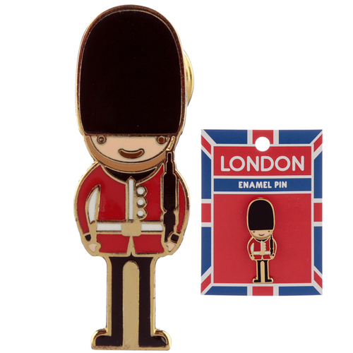 Novelty London Guardsman Design Enamel Pin Badge