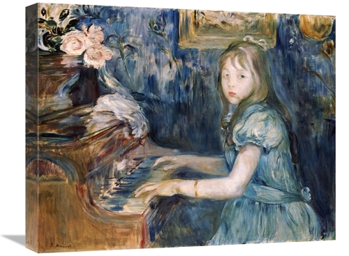 Global Gallery GCS-266912-22-142 22 in. Lucie Leon at the Piano Art Pr