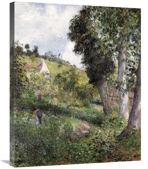 Global Gallery GCS-267022-30-142 30 in. Landscape with Cabbage Near Po