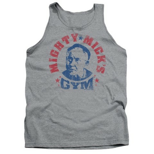 Trevco Mgm-Rocky-Mighty Micks Gym Adult Tank Top, Heather - Small