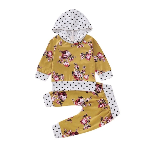 Fashion Newborn Autumn Clothes Baby Girl Flower