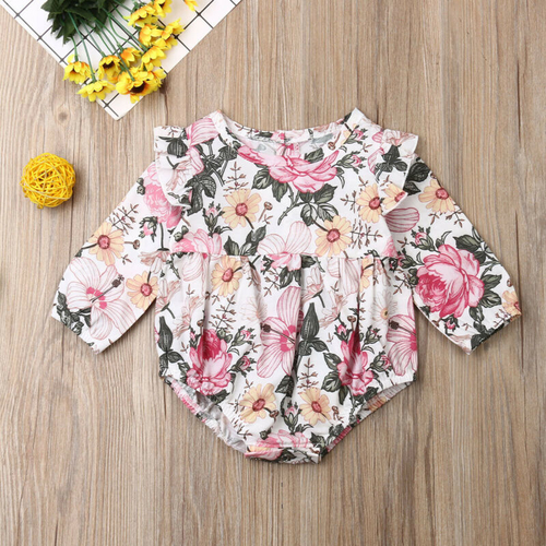 Pudcoco Autumn Newborn Baby Girl Long Sleeve