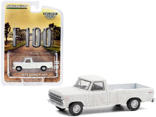 1973 Ford F-100 Pickup Truck White (Dirty Version) \Hobby Exclusive\"
