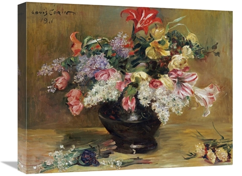 Global Gallery GCS-266098-22-142 22 in. Amaryllis, Lilac & Tulips 