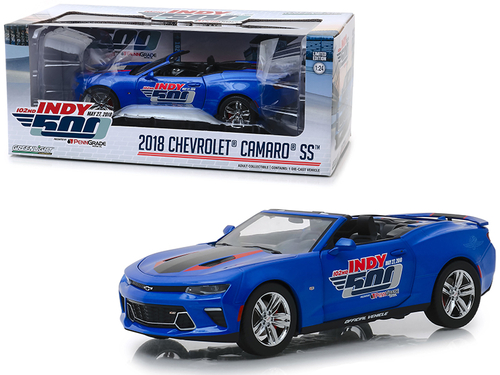 2018 Chevrolet Camaro SS Convertible Blue \102nd Indy 500 Presented\"