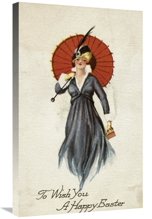 Global Gallery GCS-281174-30-142 30 in. To Wish You a Happy Easter Art