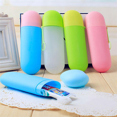 19CM Plastic Travel Toothbrush Storage Box