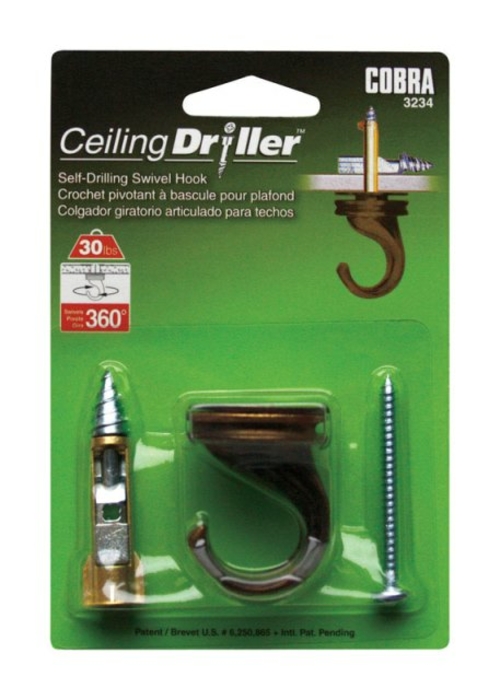 Ceiling Driller 3234 Antique Ceiling Hook - pack of 5